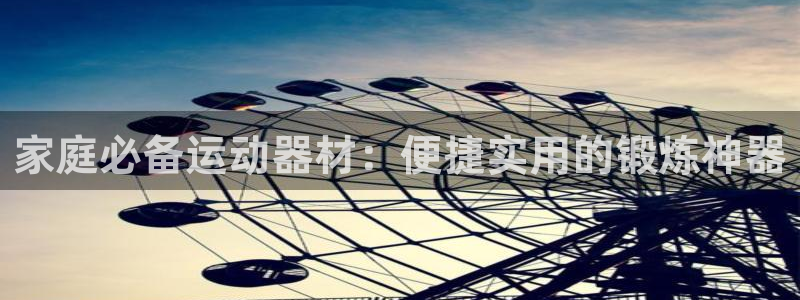 yy易游体育官方正版app官方：家庭必备运动器材：便