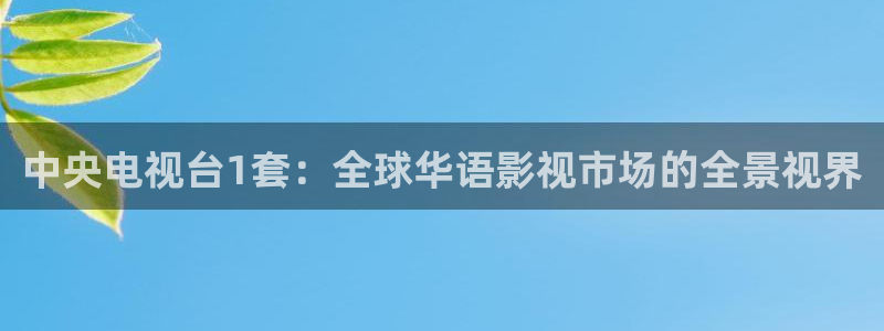 球8直播吧：中央电视台1套：全球华语影视市场的全景视界